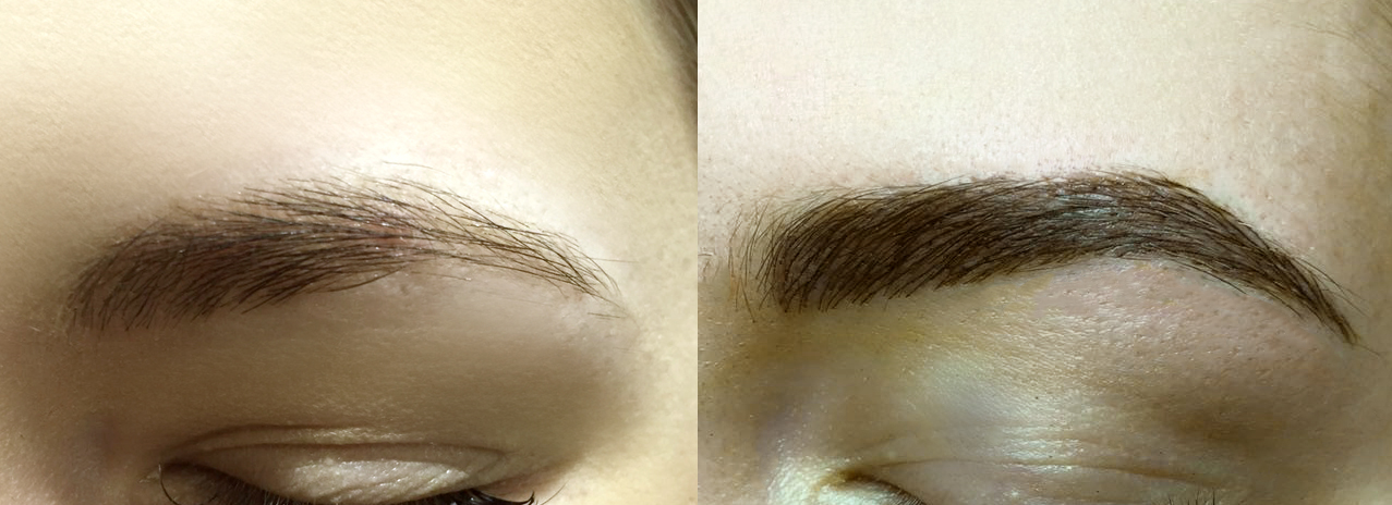 Microblading before and after